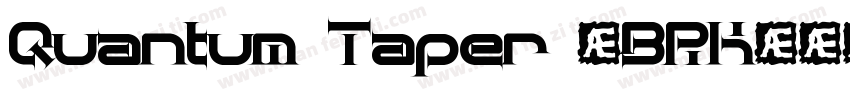 Quantum Taper (BRK)字体转换